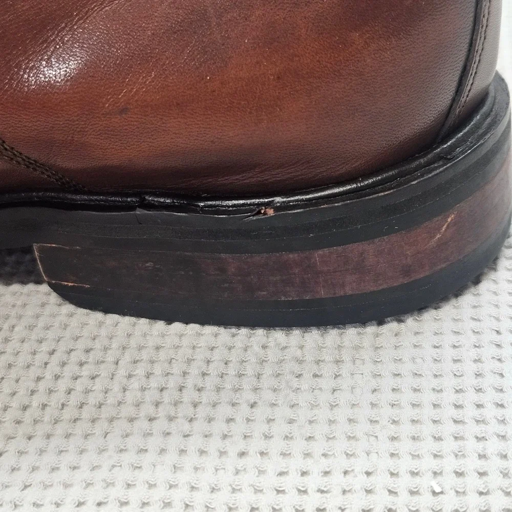 Florsheim Comfortech DM2 Brown Leather‎ Derby Dress Shoes Mens 12 D 18292-03